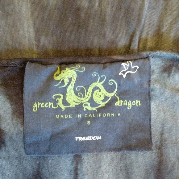 Green Dragon Tye Dye Dress - Picture 5 of 5